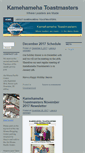 Mobile Screenshot of kamehameha-toastmasters.org